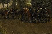 George Hendrik Breitner Cavalry at Rest USA oil painting artist